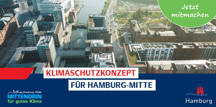 Machen Sie mit | Beteiligung zum Klimaschutzkonzept im Bezirk Hamburg-Mitte | 03.11. bis 03.12.